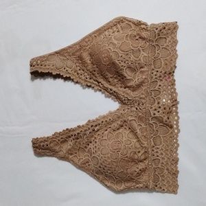 NOBO No Boundaries Bra Size L Tan